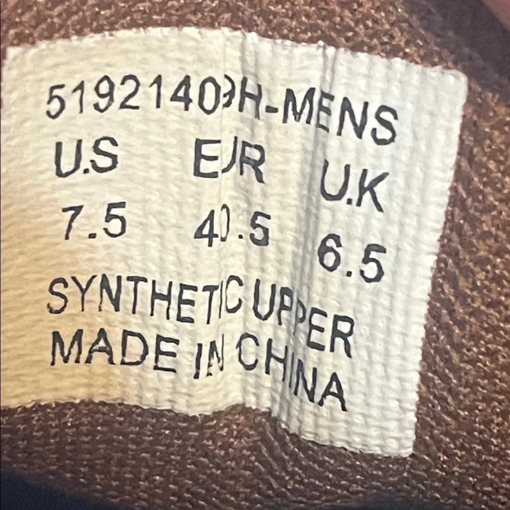 Levi's Shoes Ethan Perf WX UL NB low top sneakers brown and black size 7.5